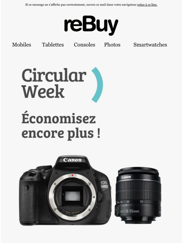 Consommez plus durablement : Jusqu -60% sur nos appareils !