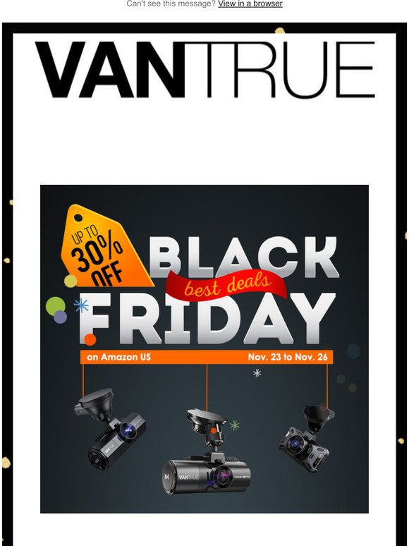 Vantrue Black Friday Deals