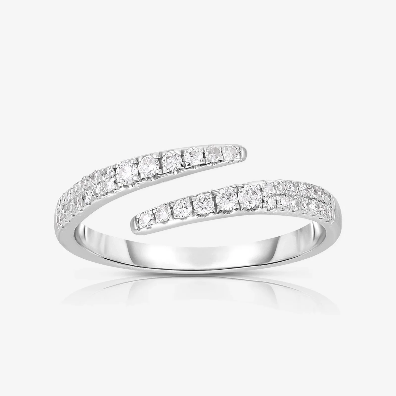Image of Open Diamond Wrap Ring