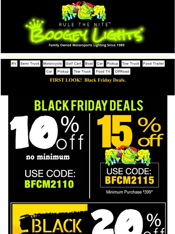 First Look:  Black Friday Deals