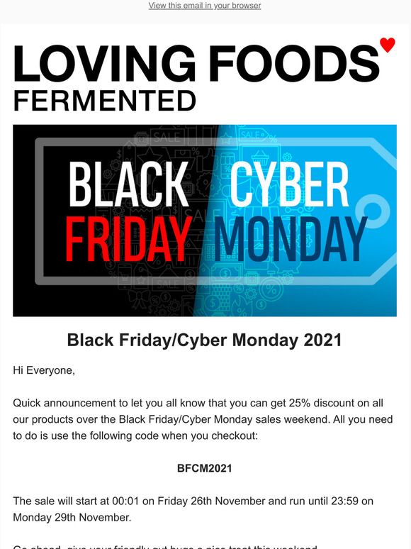 Black Friday Discount - 2021