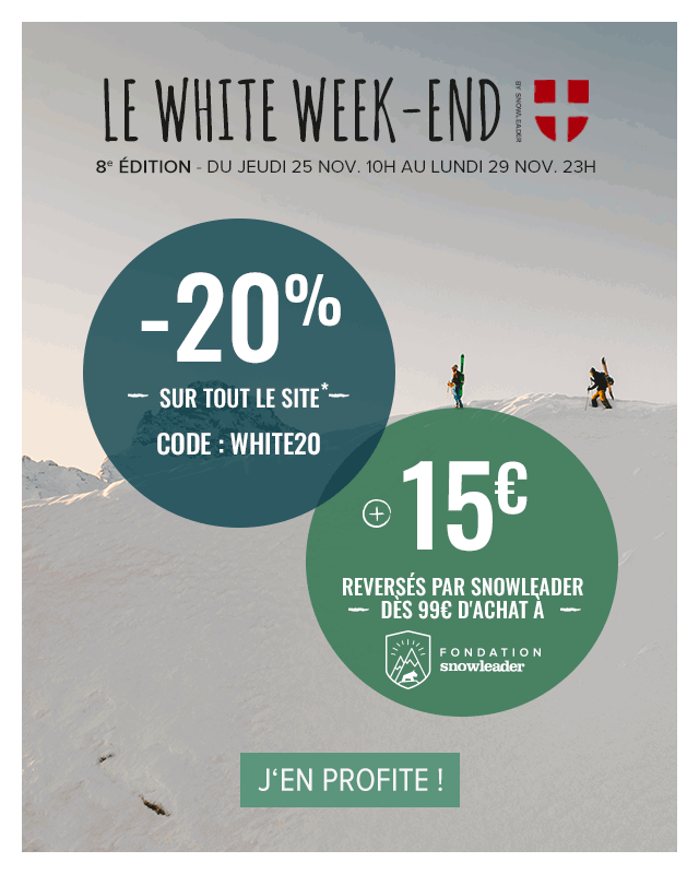 snowleader.com: White Week-End : -20% sur tout le site !