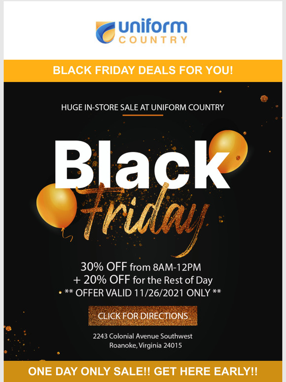 Your Sneak Peek at Our Black Friday Deals