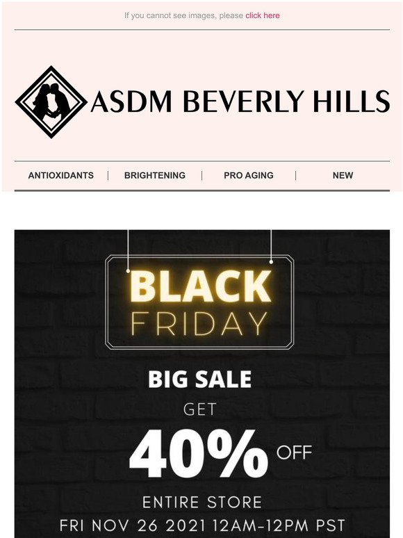 Happy Thanksgiving! Black Friday Deals 40% Off Entire Store 1-DAY Only!