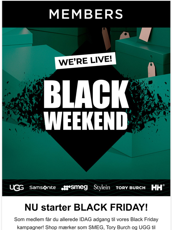 Vi starter Black Weekend NU