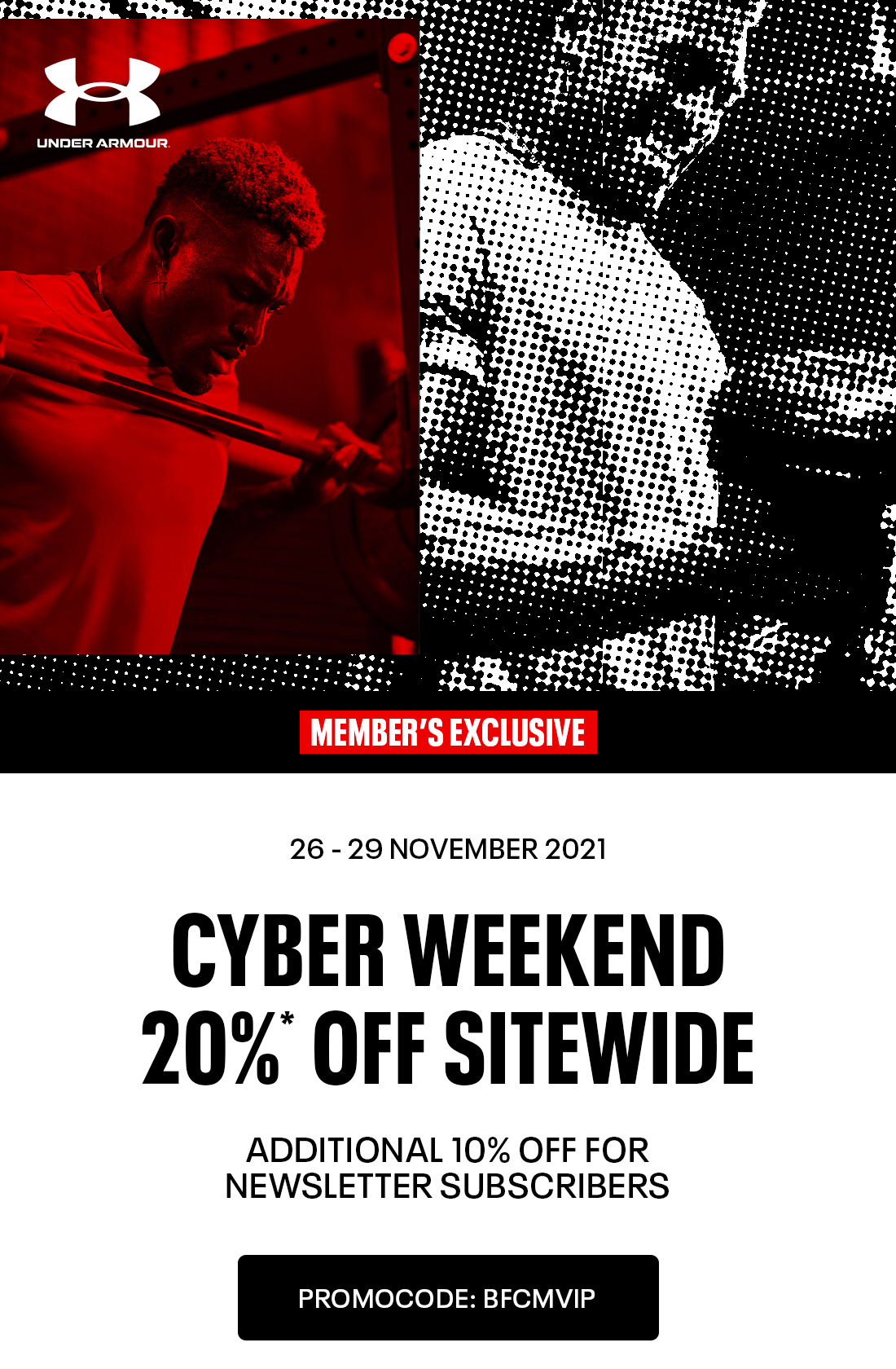 cyber day 2019 under armour