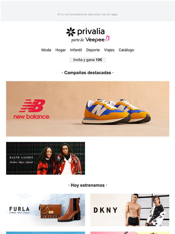 Privalia Brasil New Balance Ralph Lauren Furla Dkny Laguiole y ms hoy en Privalia Milled