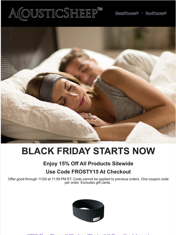  15% Off SleepPhones Wireless Today