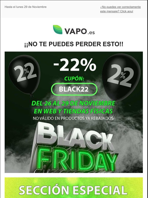 BLACK FRIDAY -22%  