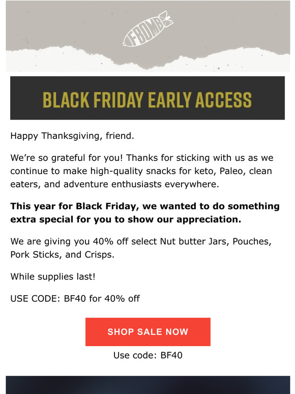 Thankful for YOU!  Black Friday DEALS