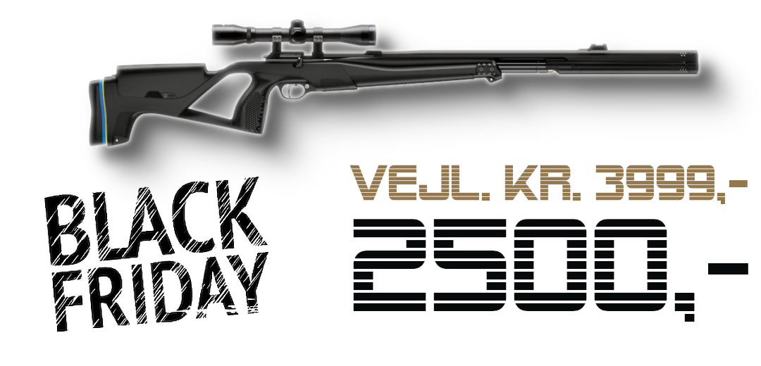 Airgun Black Friday hos AIRGUN.dk! Milled