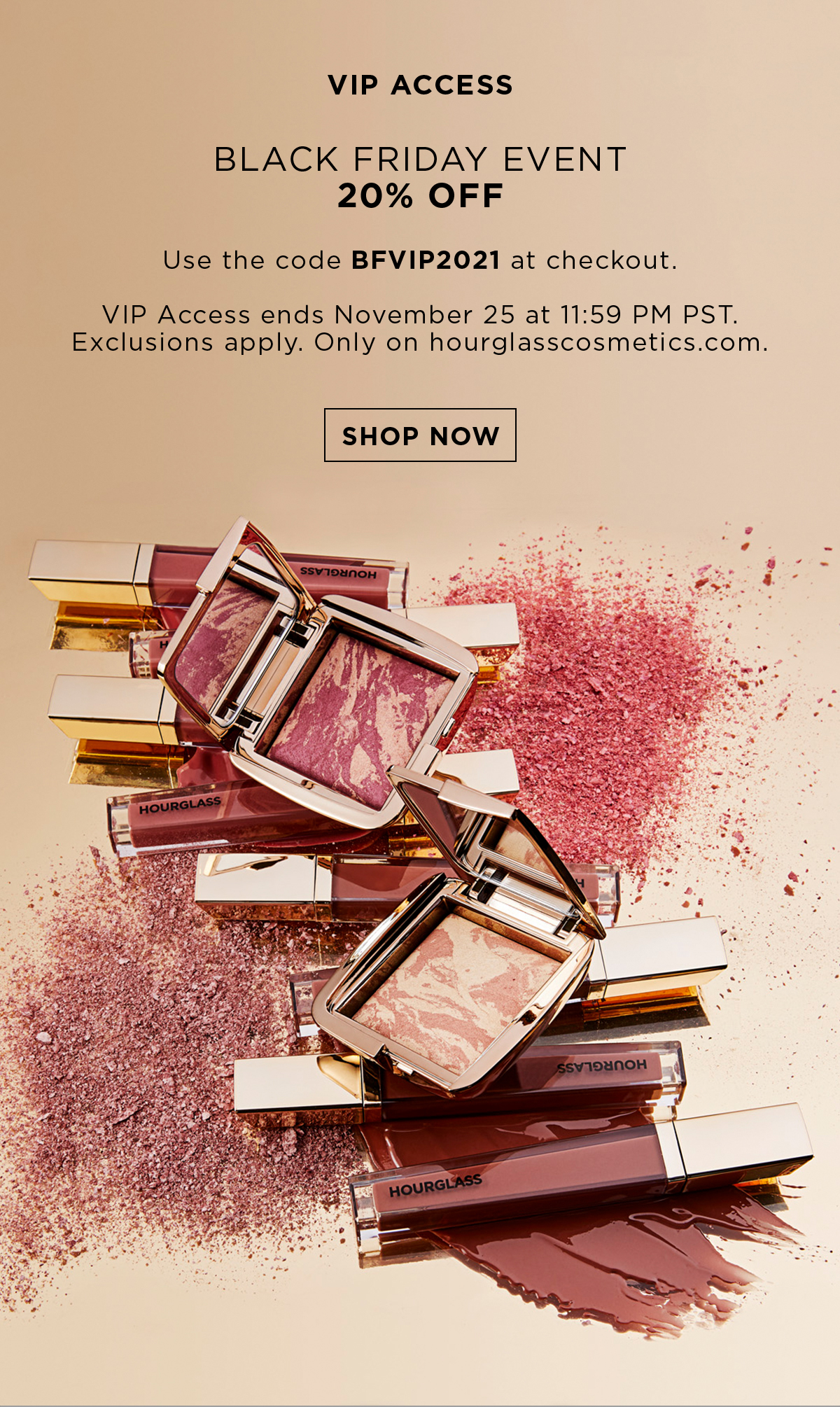 Hourglass deals cosmetics sale