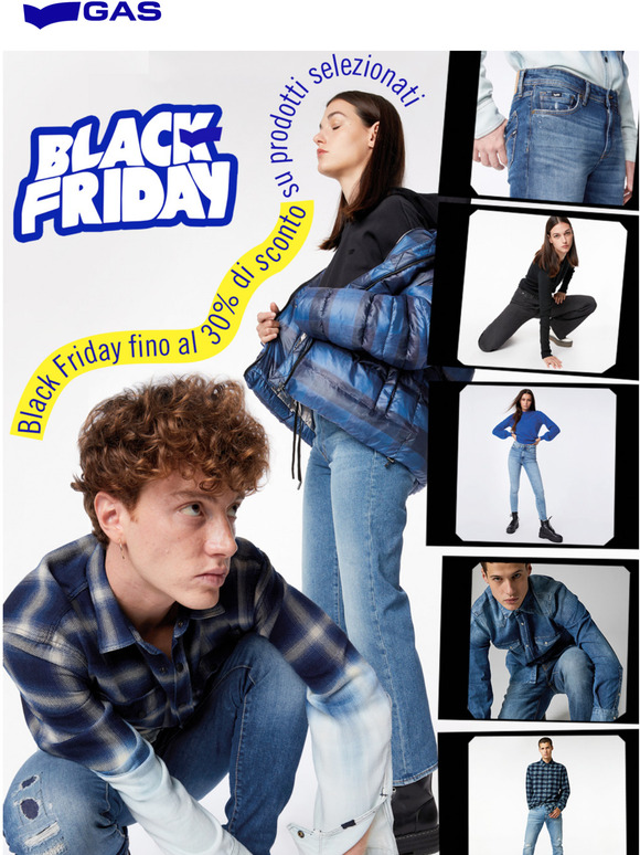 Black Friday: fino al 30% di sconto e un regalo di 30!