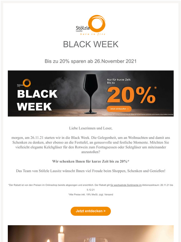 Black Week bei Stlzle Lausitz