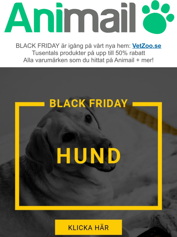 BLACK FRIDAY p VetZoo 
