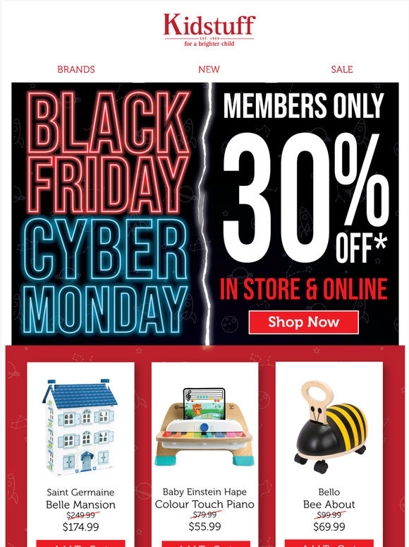 kidstuff black friday sale