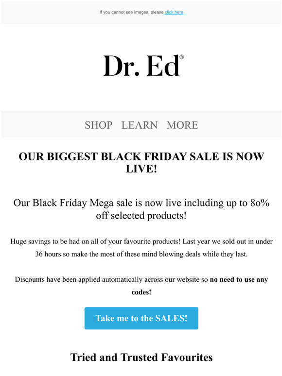 BLACK FRIDAY SALE NOW ON!!