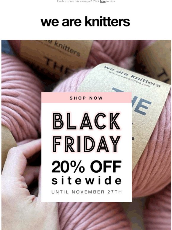 20% OFF sitewide & a selection of your most recent faves 