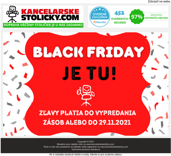  BLACK FRIDAY je tu, poponhajte sa!