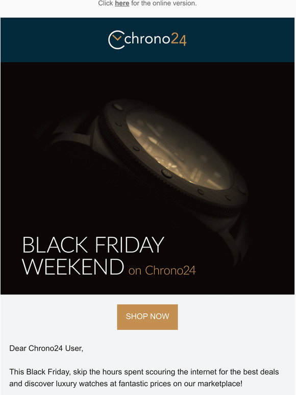 Gubelin: BLACK FRIDAY WEEKEND on Chrono24 | Milled