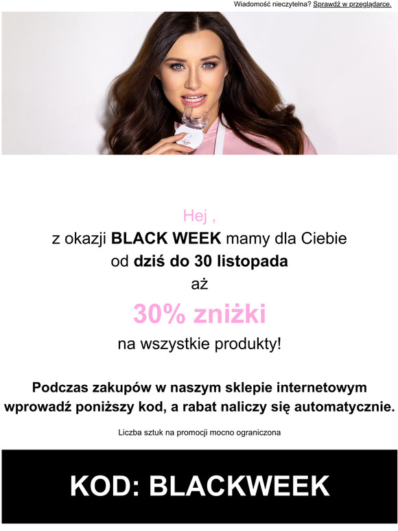 BLACK FRIDAY W MR.WHITENING  Rabat -30%