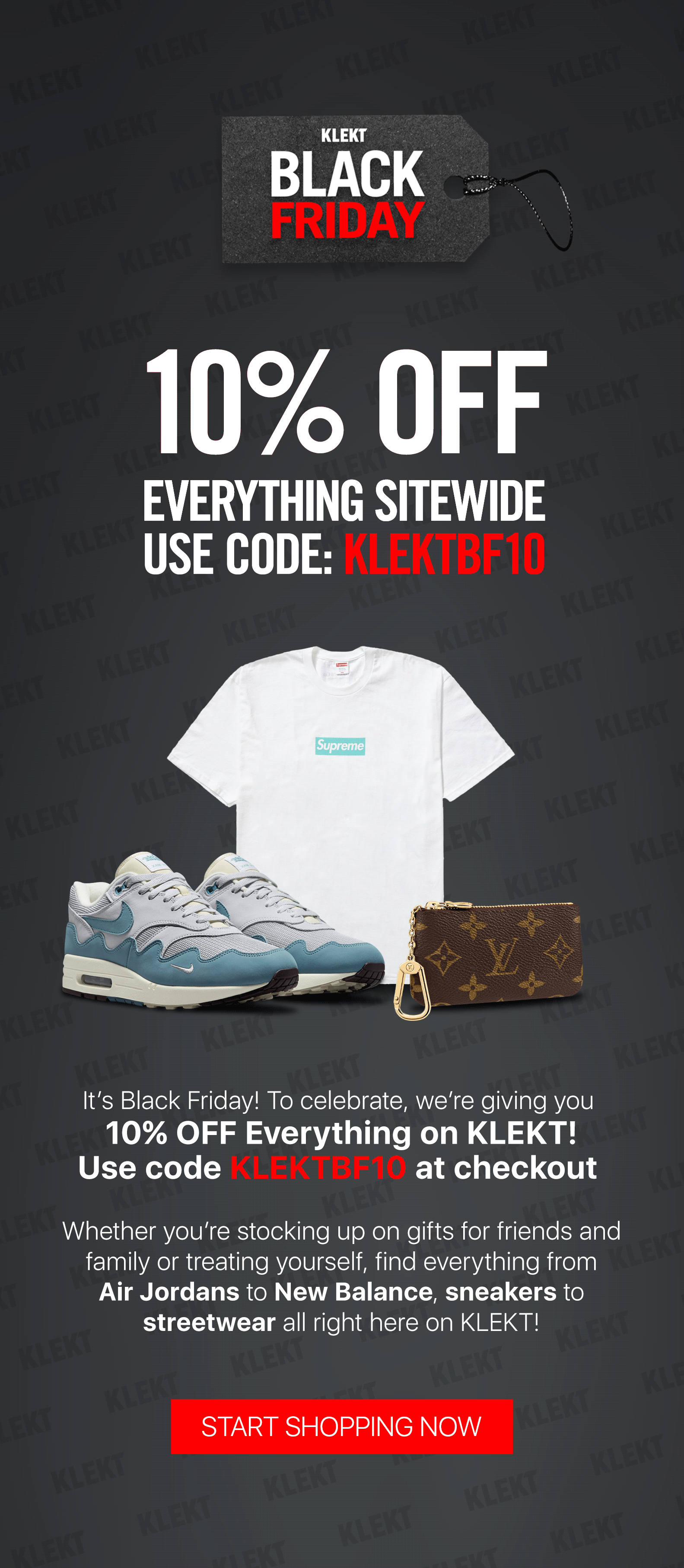 Klekt NL: 10% OFF EVERYTHING this Black Friday! | Milled