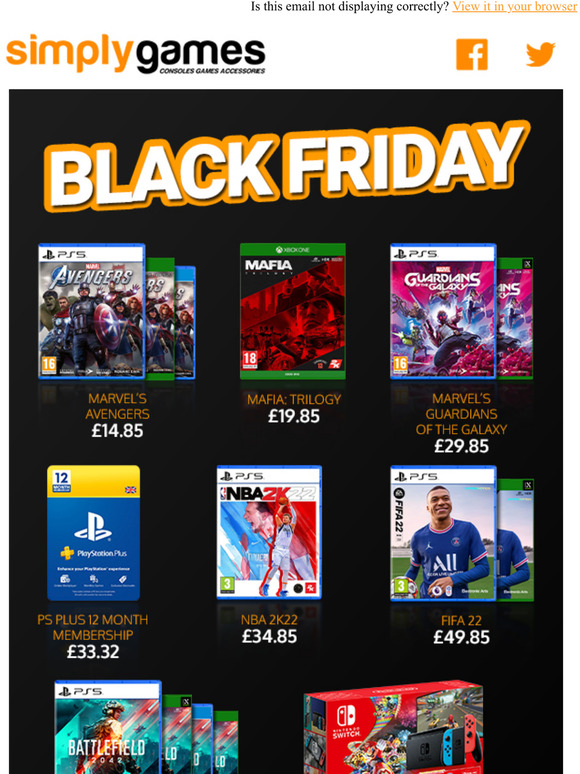 Black Friday - New Lines Added!