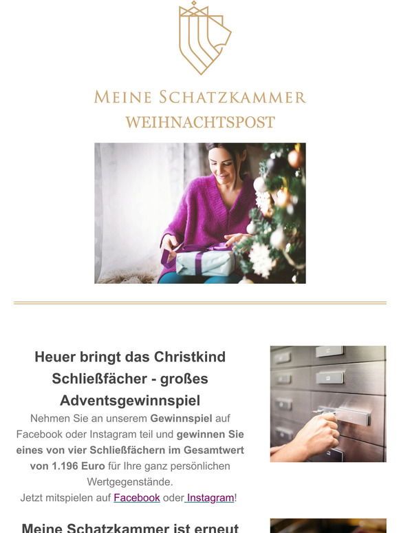 Weihnachtspost von der Schatzkammer