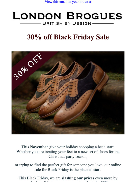 London Brogues | Black Friday Sales