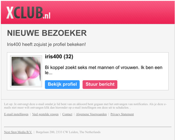 iris400 is genteresseerd in jou!