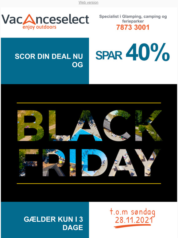 Black Friday hos Vacanceselect