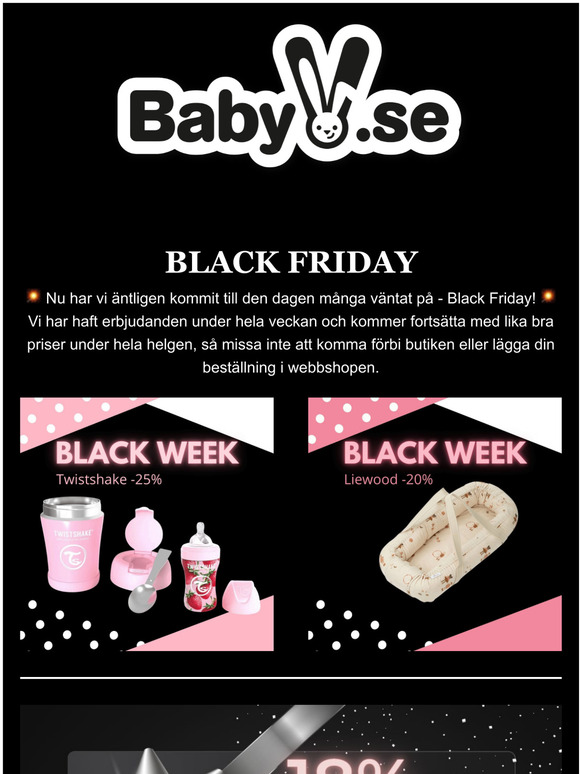 BLACK FRIDAY Riktigt bra erbjudanden hela helgen