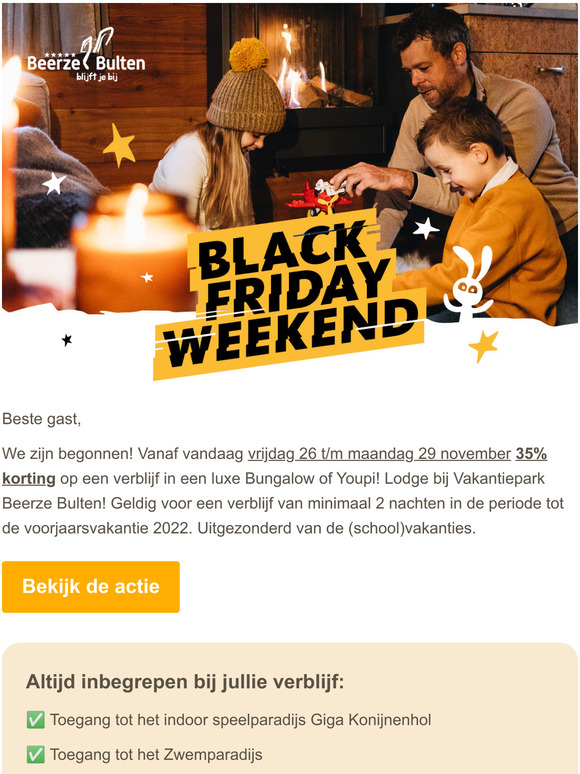 Nu: 35% korting tijdens Black Friday Weekend! 