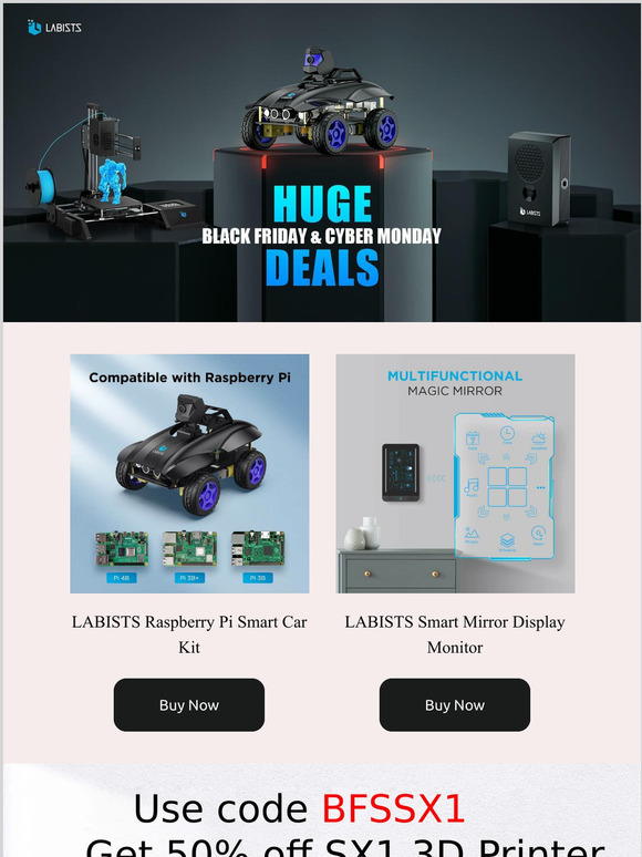 Don't  miss LABISTS' Black Friday! The time is now! 