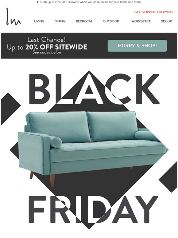  We Know You're Getting A Lot Of Black Friday Emails Today... So This'll Be Quick! 