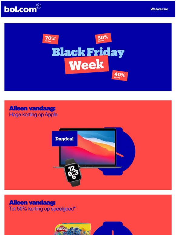 Black Friday | Alleen vandaag nog de allerbeste deals! 
