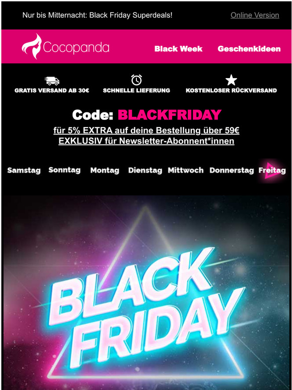 Der HHEPUNKT der Black Week!