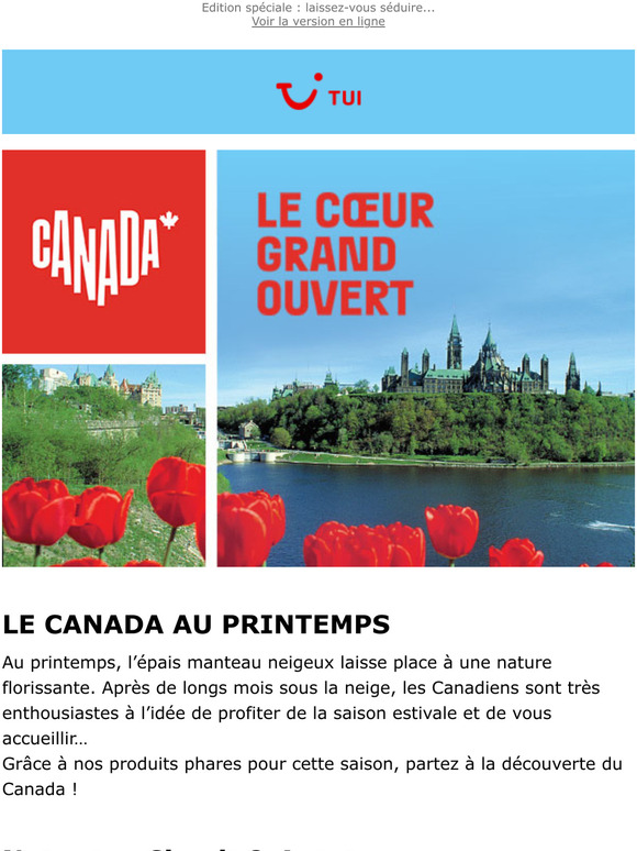 Canada : les merveilles du printemps