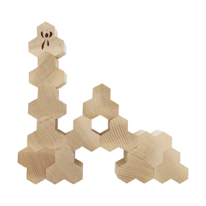 Ökologische Holzbausteine für Kinder von ISYbe HOTZ