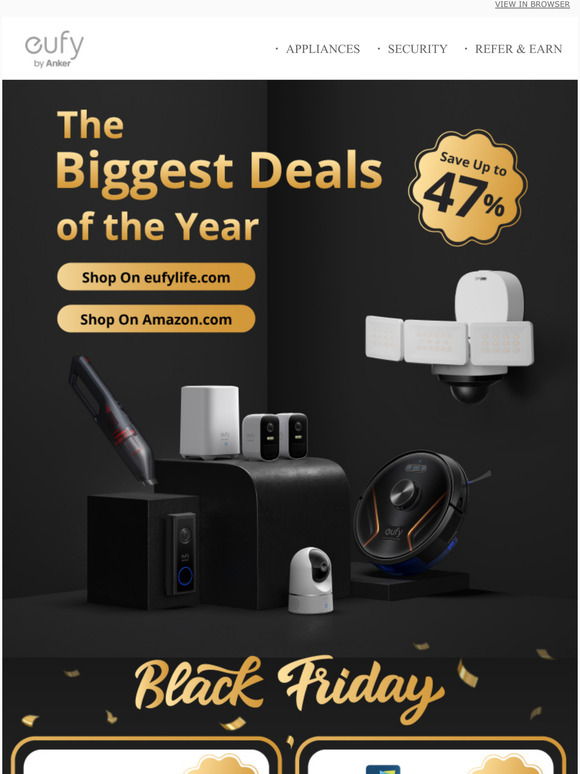 It's Our Black Friday Sale! Up to 47% Off!