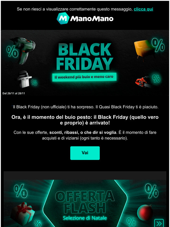 Il Black Friday  arrivato!