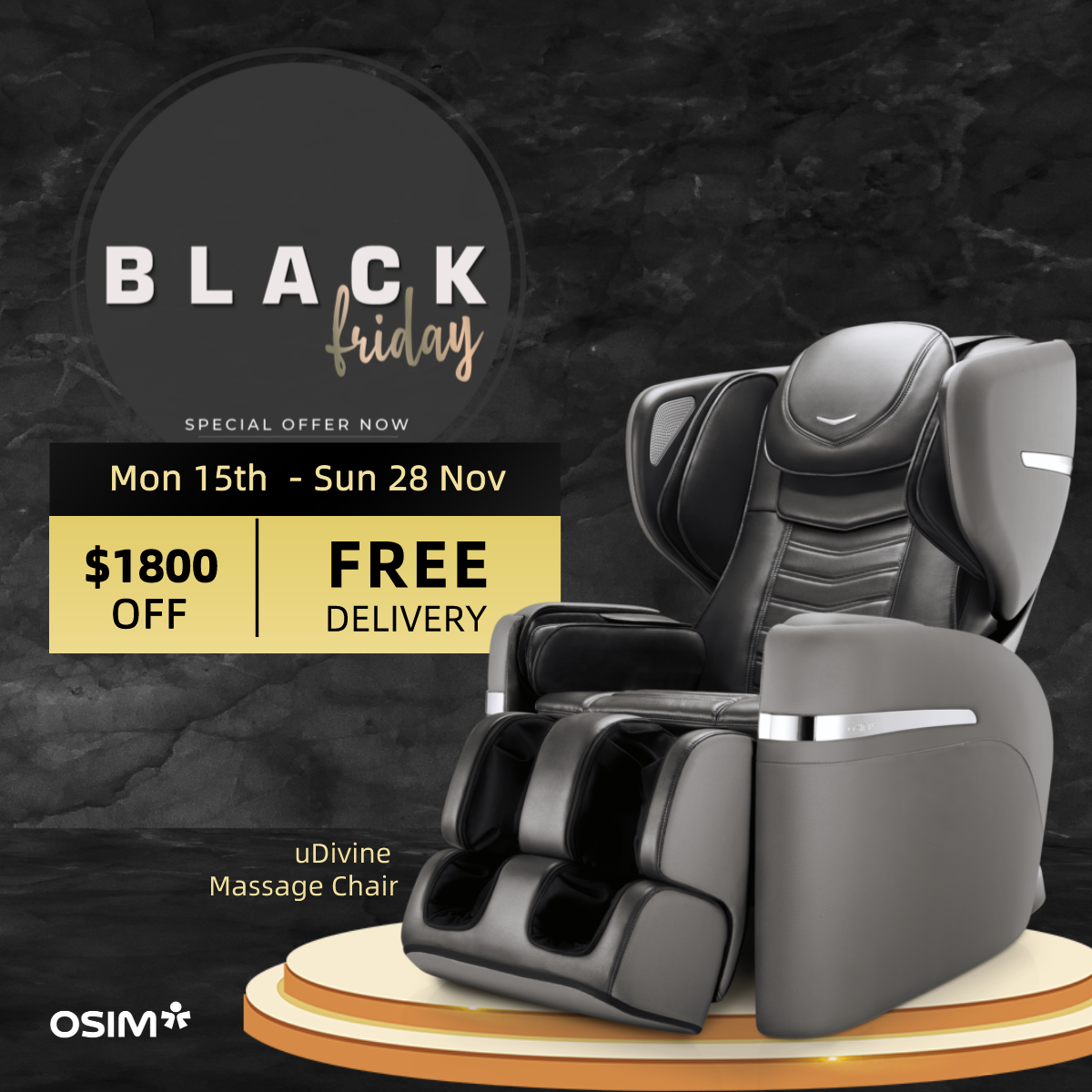 black friday massage chair sale