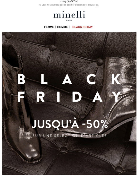 Black Friday chaussures femme - Minelli
