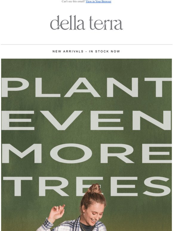 Plant even more trees - boots in stock now!