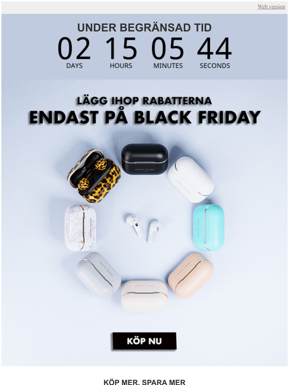 33% + 10% RABATT - Black Friday