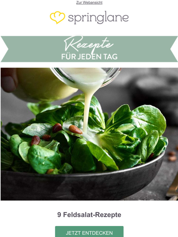 9 knackige Feldsalat-Rezepte  warm oder kalt ein Genuss