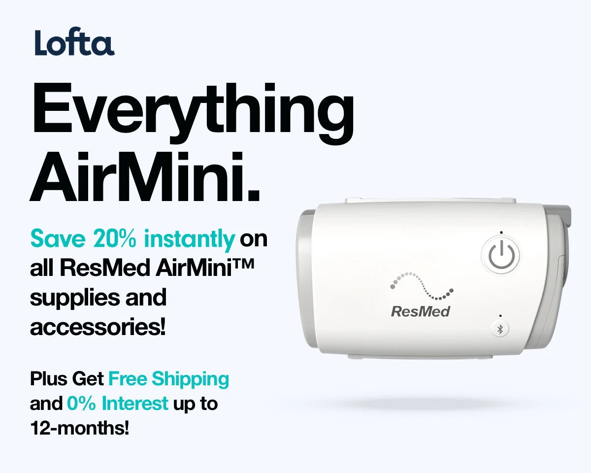 Lofta Now 20 Off Resmed Airmini Travel Cpap Supples Accessories Milled