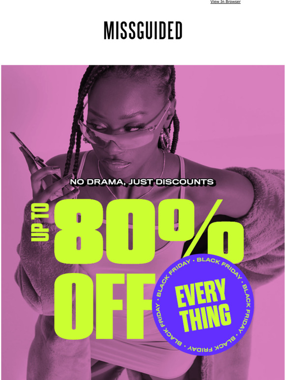 Missguided US The promo you didn't know you needed Milled