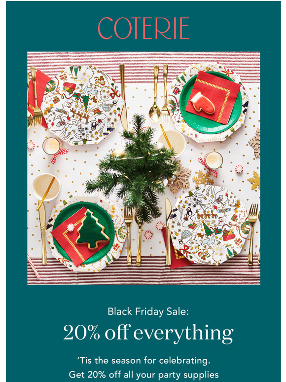 BLACK FRIDAY SALE STARTS NOW