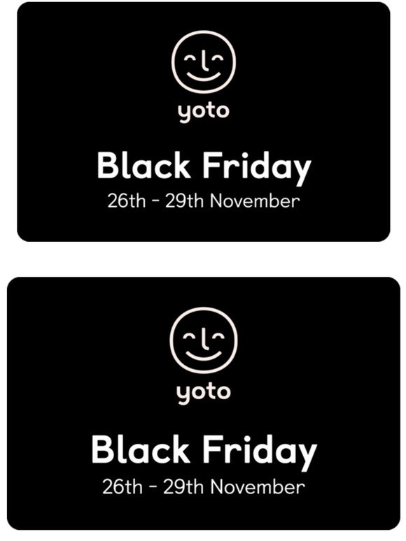 Yoto Black Friday sale now on! Milled